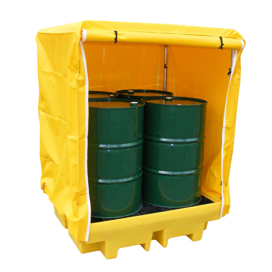Поддон с укрытием для бочек BP4C